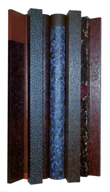 Doors III, Enter Please<br>
acrylic on aluminum<br>
84 x 50 x 22 inches<br>
1981