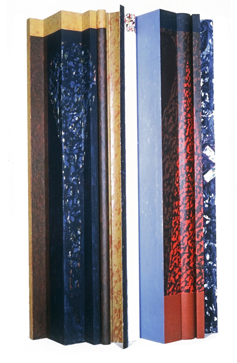 Doors II, Spirit Lock<br>
acrylic on aluminum<br>
84 x 51 x 20 inches<br>
1981
