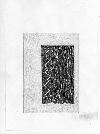 Studies for Shore Themes<br>
pencil on mylar<br>
13 x 9 inches<br>
2004