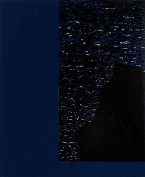Union - Night Sea & Sky<br>
acrylic on canvas<br>
78 x 64 inches<br>
2006-07